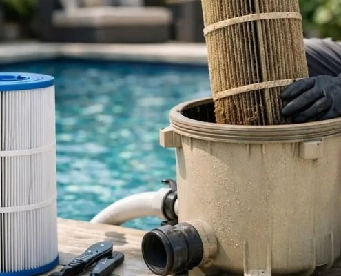 Swimming Pool Filter System Service
